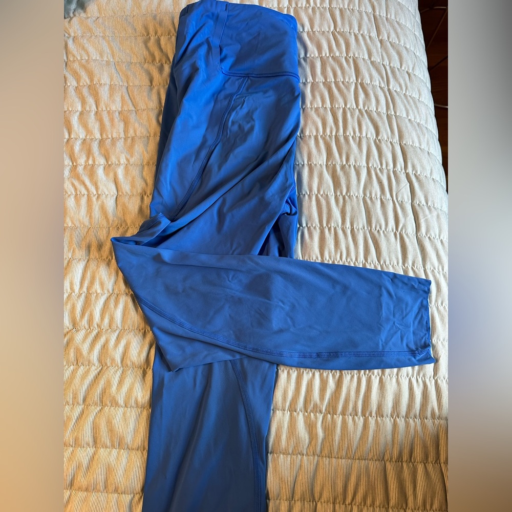 Blue lululemon Leggings, size 12